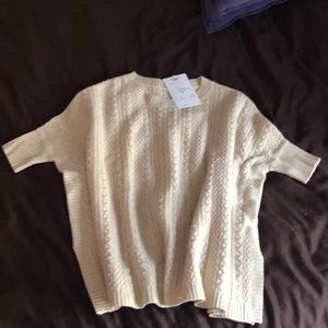 Todd & Duncan oversized cable knit sweater